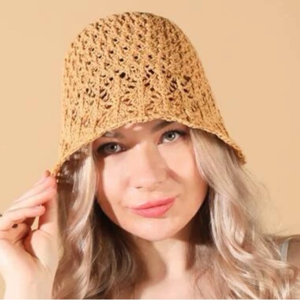 New hollow out bucket hat